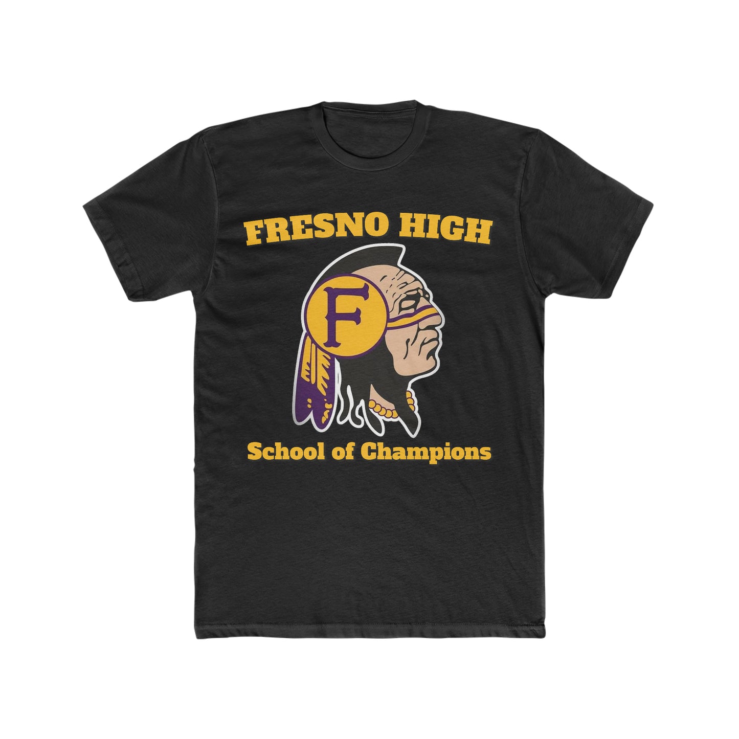 Fresno High School of Champions - Men's Cotton Crew Tee