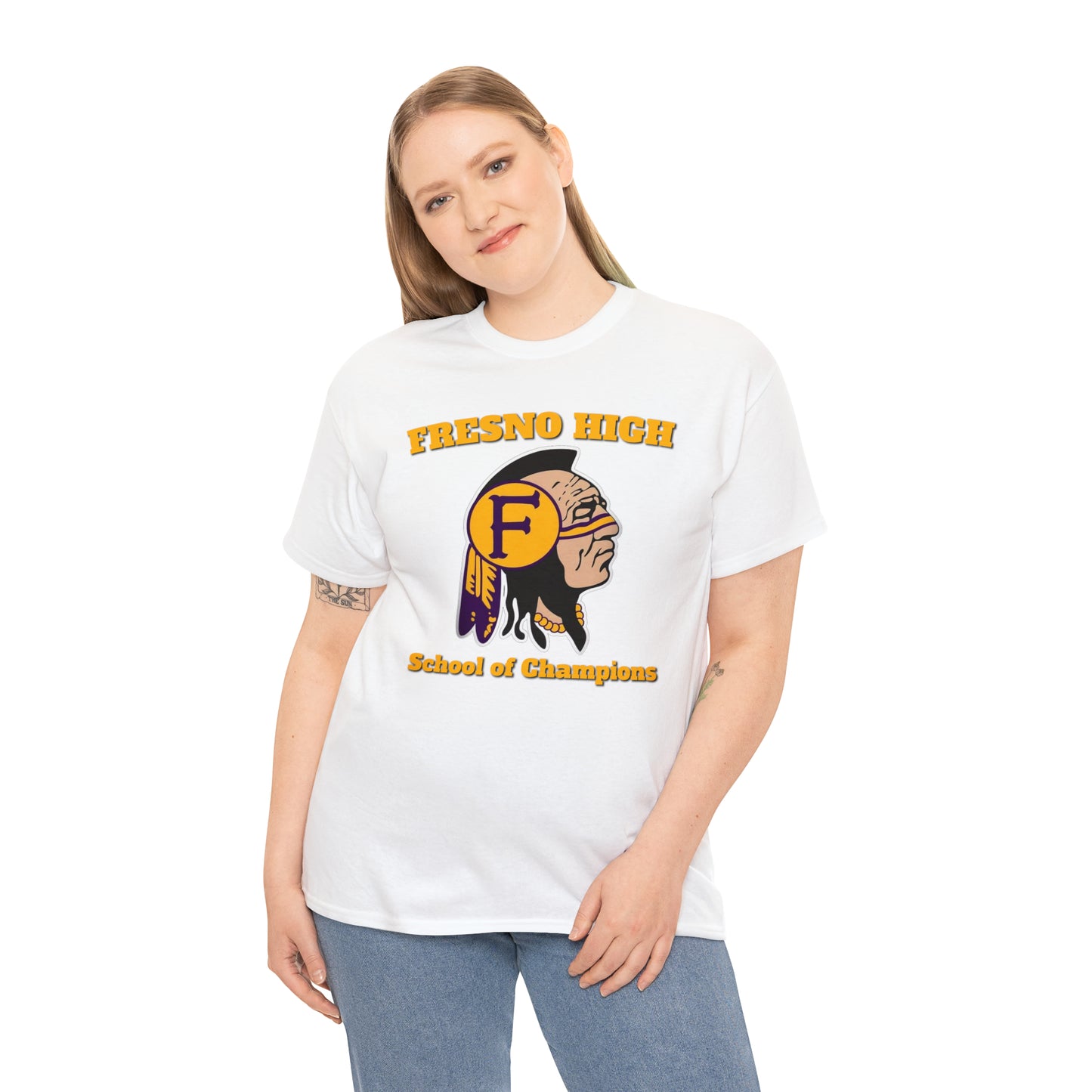 Fresno High School of Champions - Unisex Heavy Cotton Tee