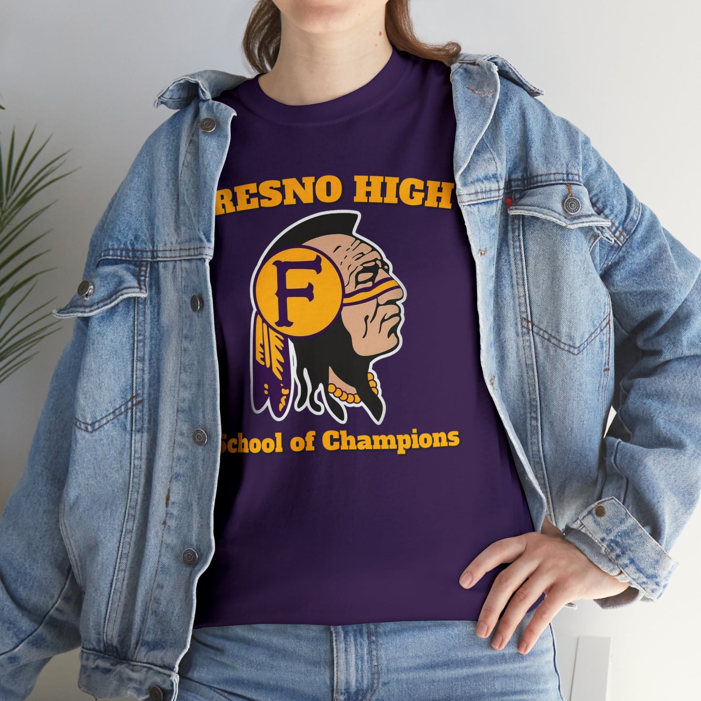 Fresno High School of Champions - Unisex Heavy Cotton Tee