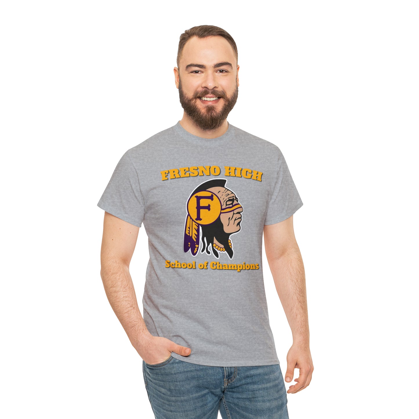 Fresno High School of Champions - Unisex Heavy Cotton Tee