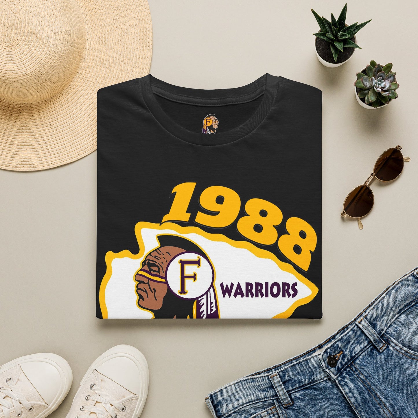 1988 Warriors Vintage Logo T-Shirt