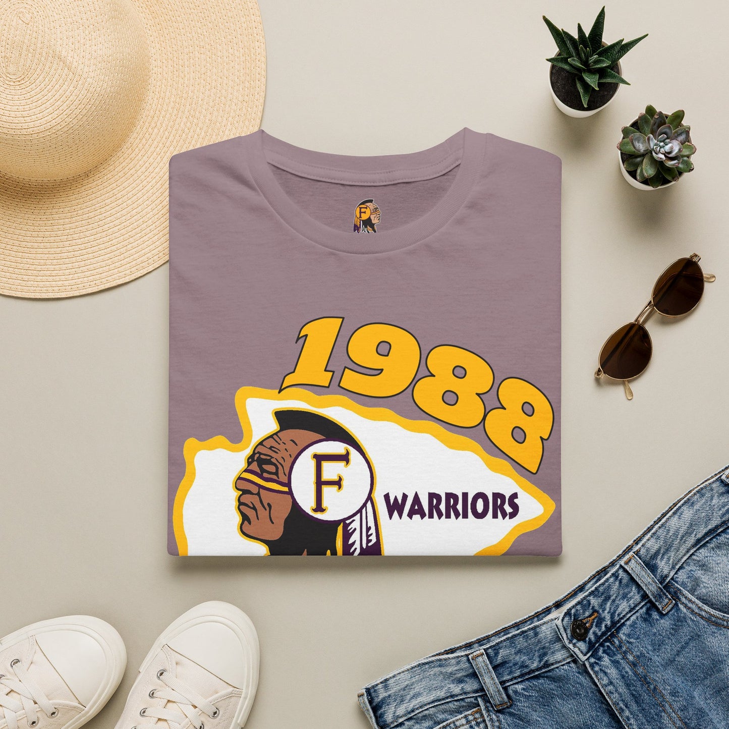 1988 Warriors Vintage Logo T-Shirt