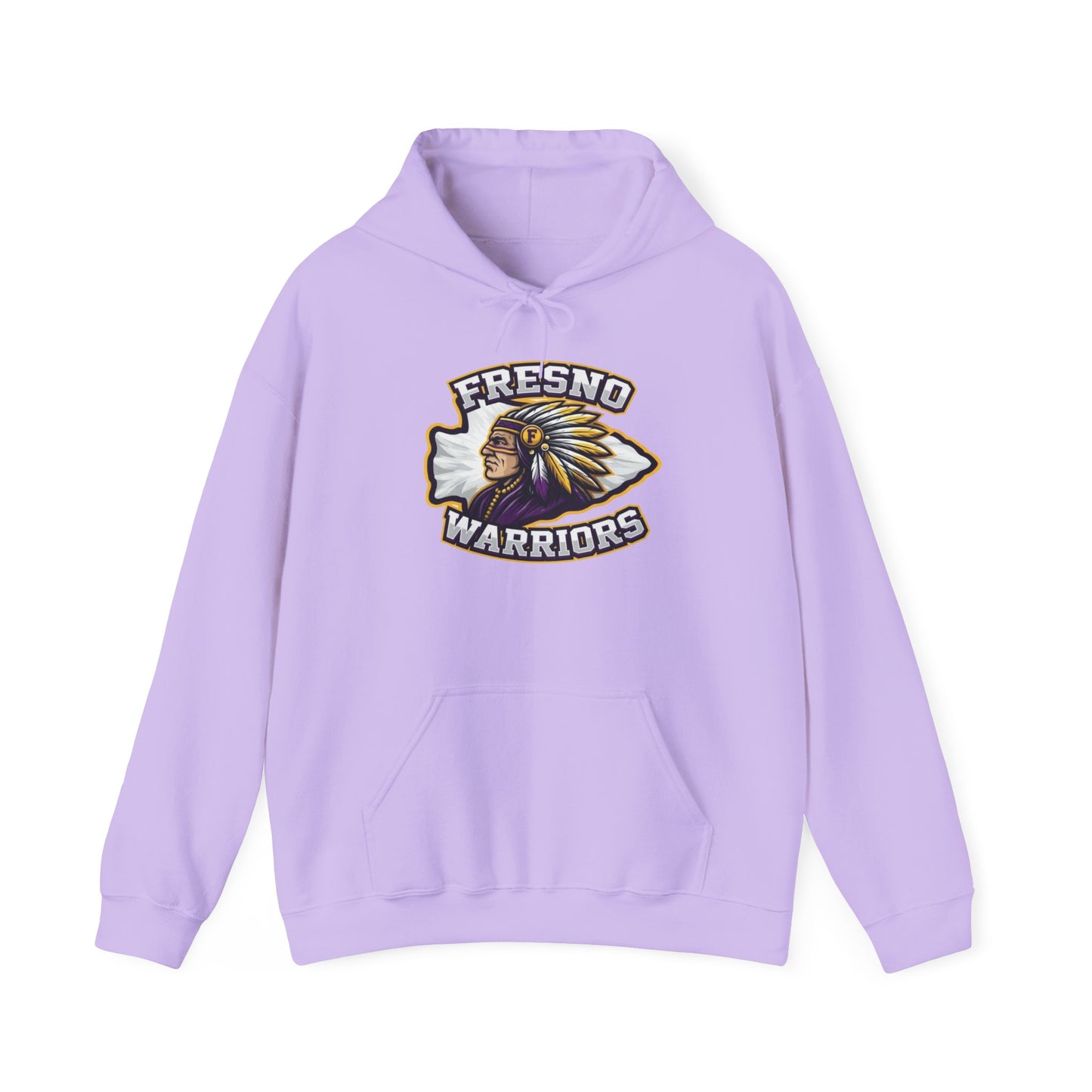 Fresno Warriors Hoodie — Native Chief Arrowhead Logo Pullover