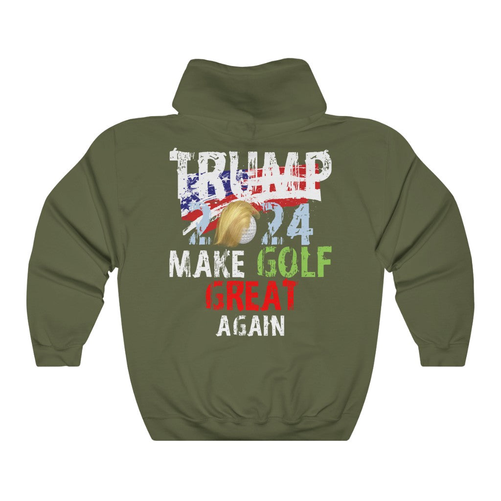 Trump Make Golf Great Again - Unisex Heavy Blend™ Hooded Sweatshirt