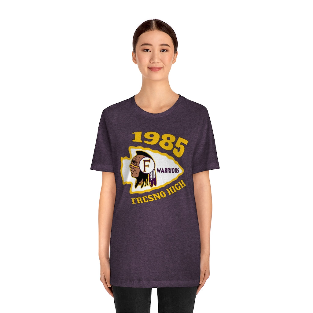 Fresno High Warriors 1985 - Unisex Jersey Short Sleeve Tee