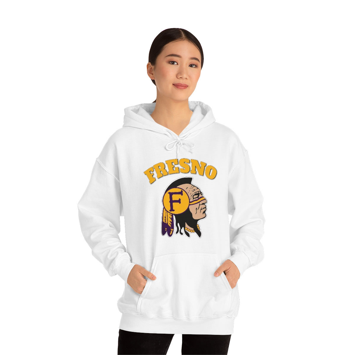 Fresno Indian Head - Unisex Heavy Blend™ Hooded Sweatshirt