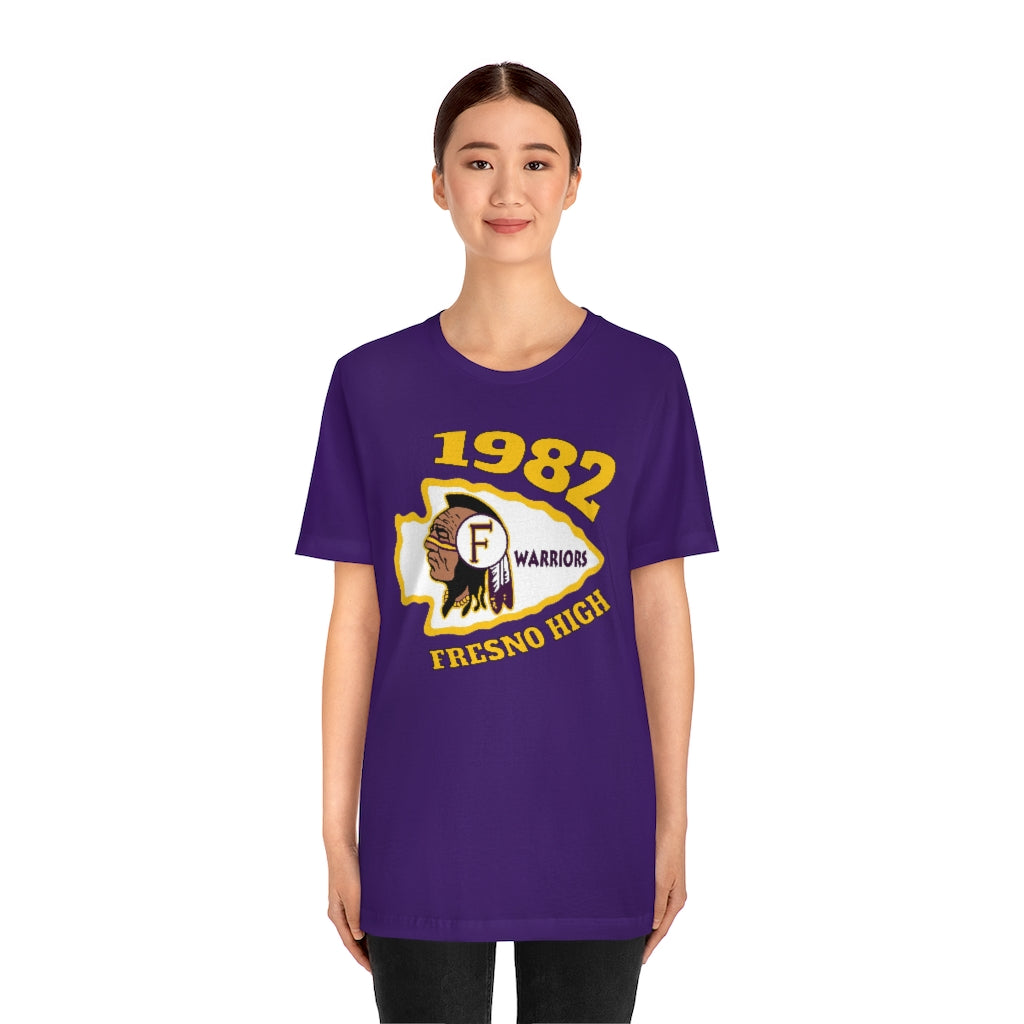 1982 Fresno High Warriors - Unisex Jersey Short Sleeve Tee Bella Canvas 3001