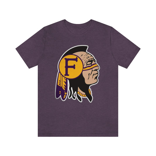 Fresno High Warriors Indian Head - Unisex Jersey Short Sleeve Tee