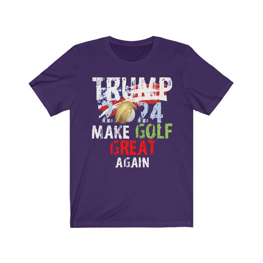 Trump Make Golf Great Again - Unisex Jersey Short Sleeve Tee