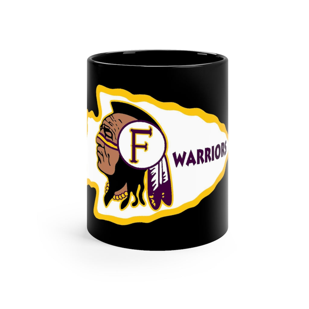 Fresno High Warriors - Black Coffee Mug, 11oz