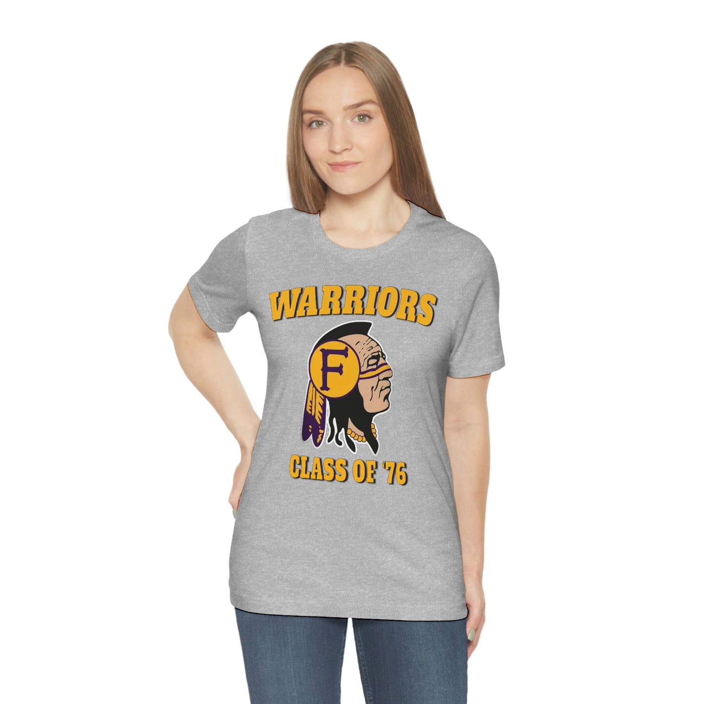 Class of '76 Warriors - Unisex Jersey Short Sleeve Tee