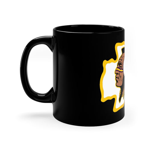 Fresno High Warriors - Black Coffee Mug, 11oz