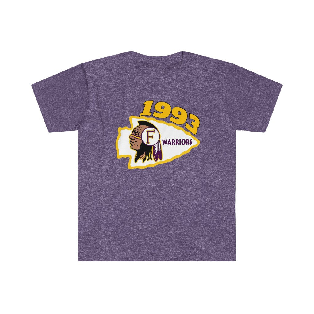 1993 Fresno High Warriors Top Side - Unisex Softstyle T-Shirt