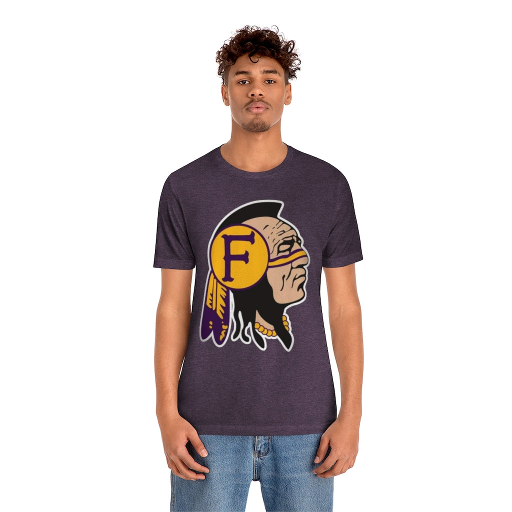 Fresno High Warriors Indian Head - Unisex Jersey Short Sleeve Tee