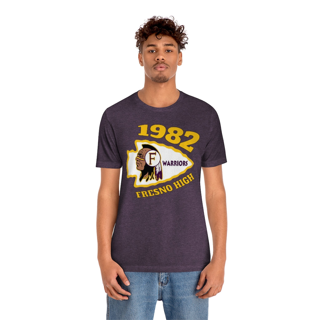 1982 Fresno High Warriors - Unisex Jersey Short Sleeve Tee Bella Canvas 3001