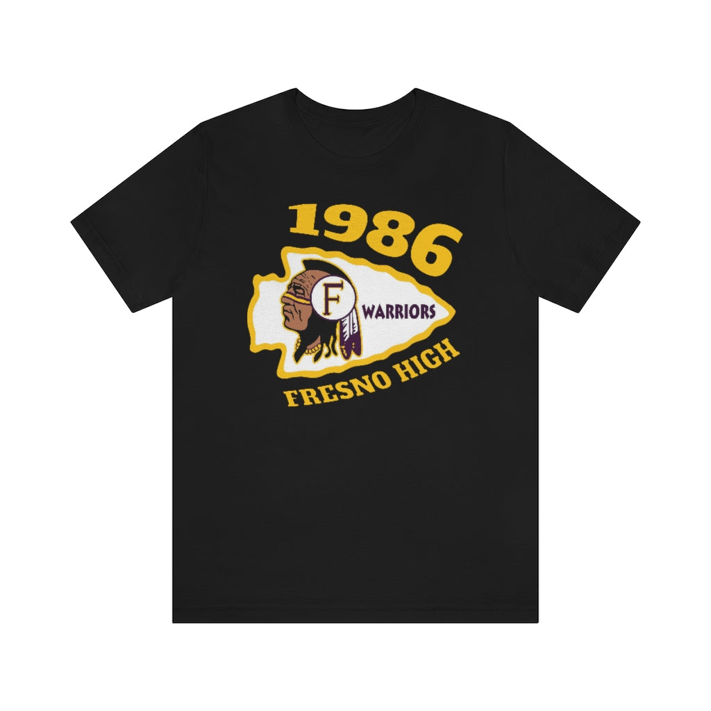 Fresno High Warriors 1986 - Unisex Jersey Short Sleeve Tee