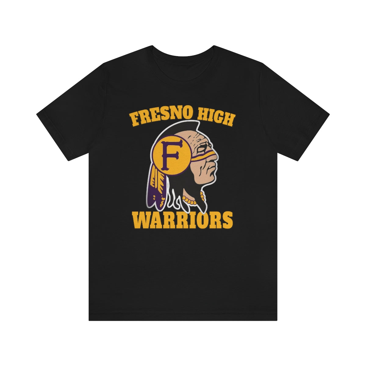 Fresno High Warriors Indian Head 3 - Bella Canvas 3001