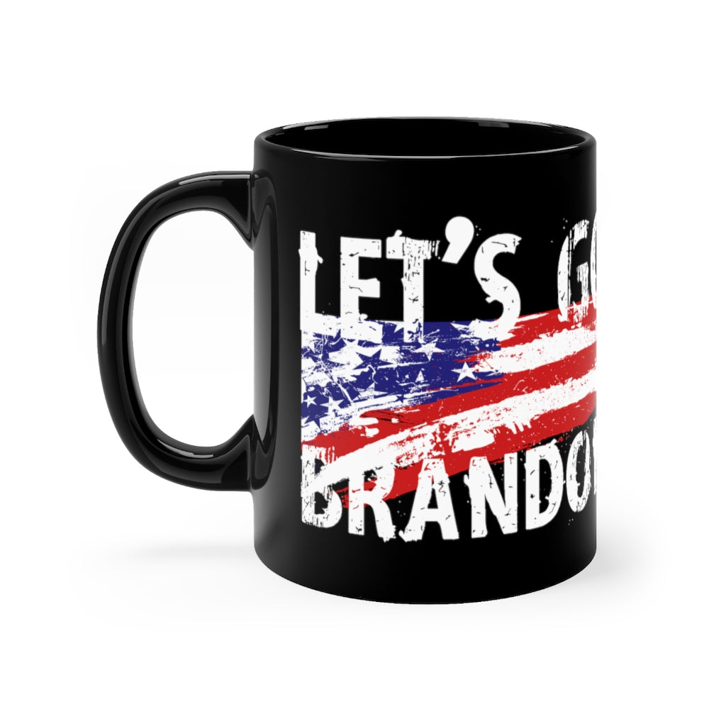 Let's Go Brandon - Black mug 11oz