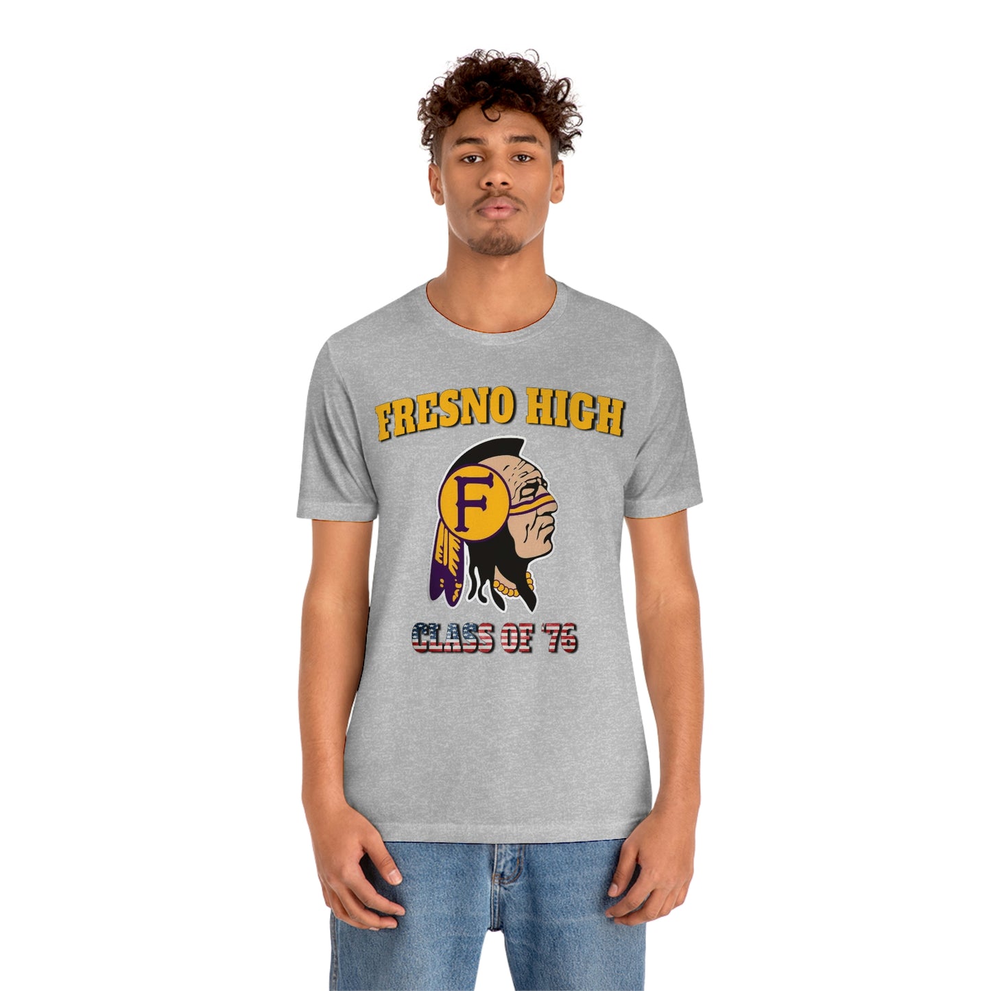 Fresno High Class of '76 - Unisex Jersey Short Sleeve Tee