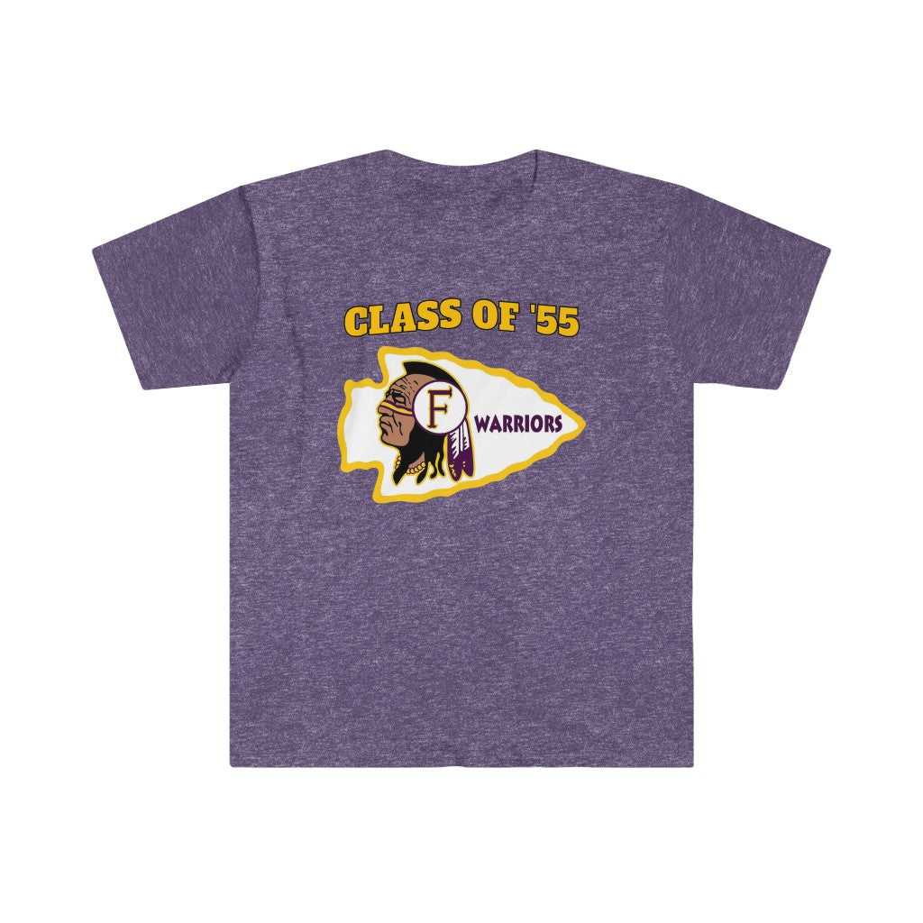 Class of 55 Fresno High Warriors - Unisex Softstyle T-Shirt