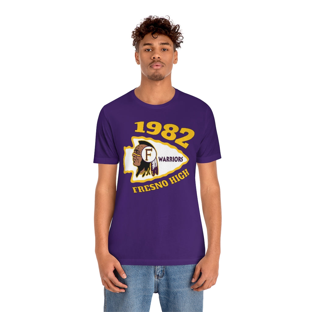 1982 Fresno High Warriors - Unisex Jersey Short Sleeve Tee Bella Canvas 3001