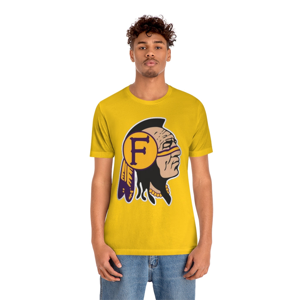 Fresno High Warriors Indian Head - Unisex Jersey Short Sleeve Tee