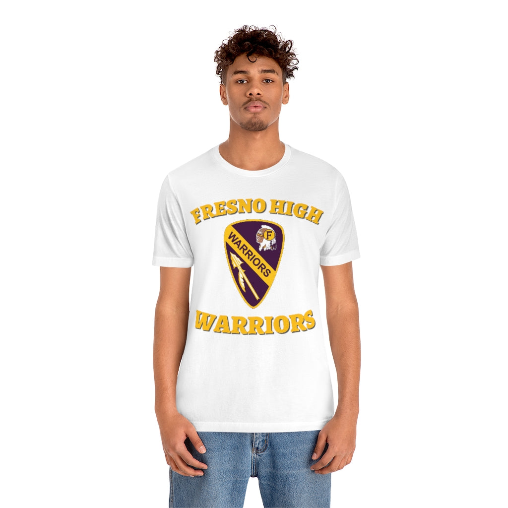 Fresno High Warriors Guitar Pick - Unisex Jersey Short Sleeve Tee