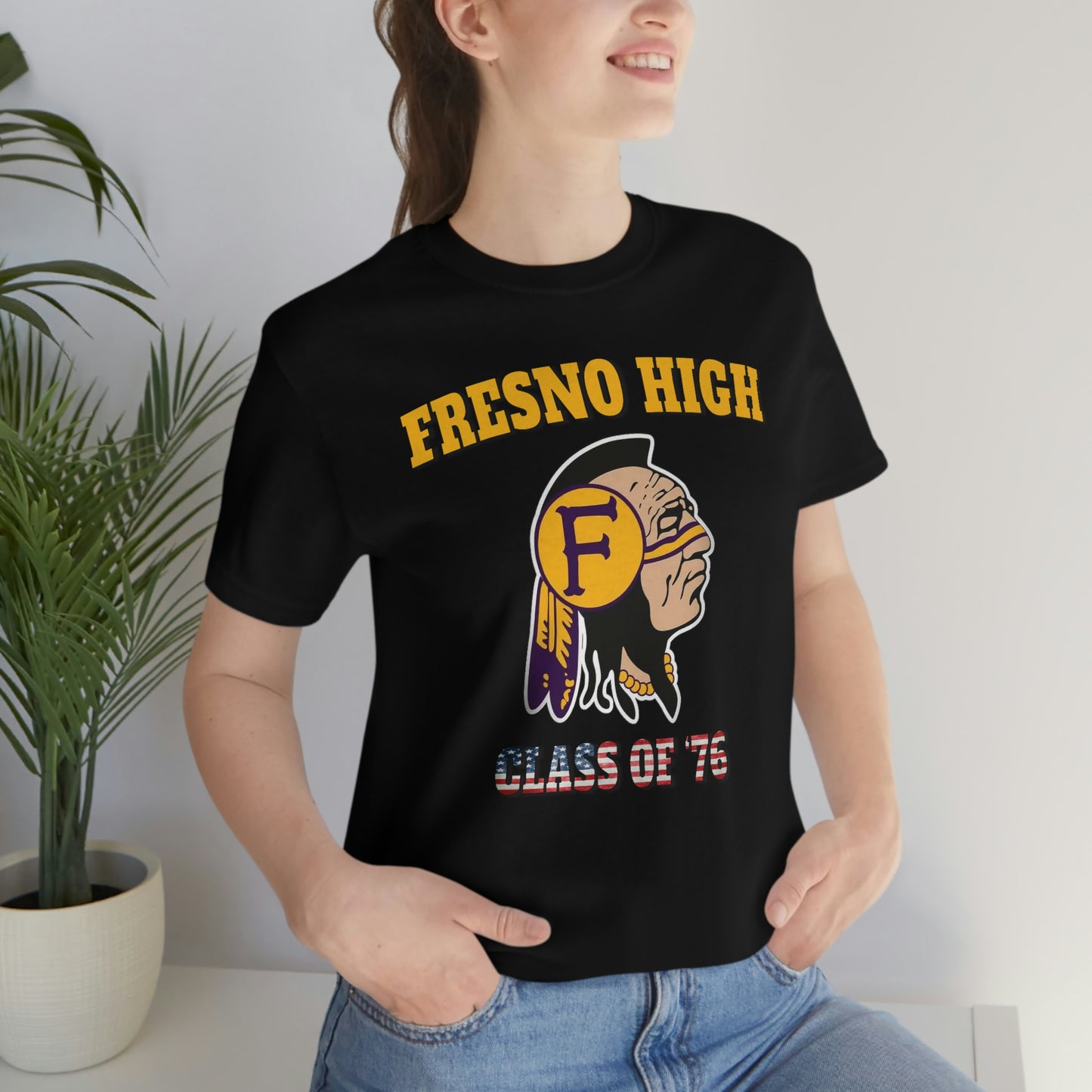 Fresno High Class of '76 - Unisex Jersey Short Sleeve Tee