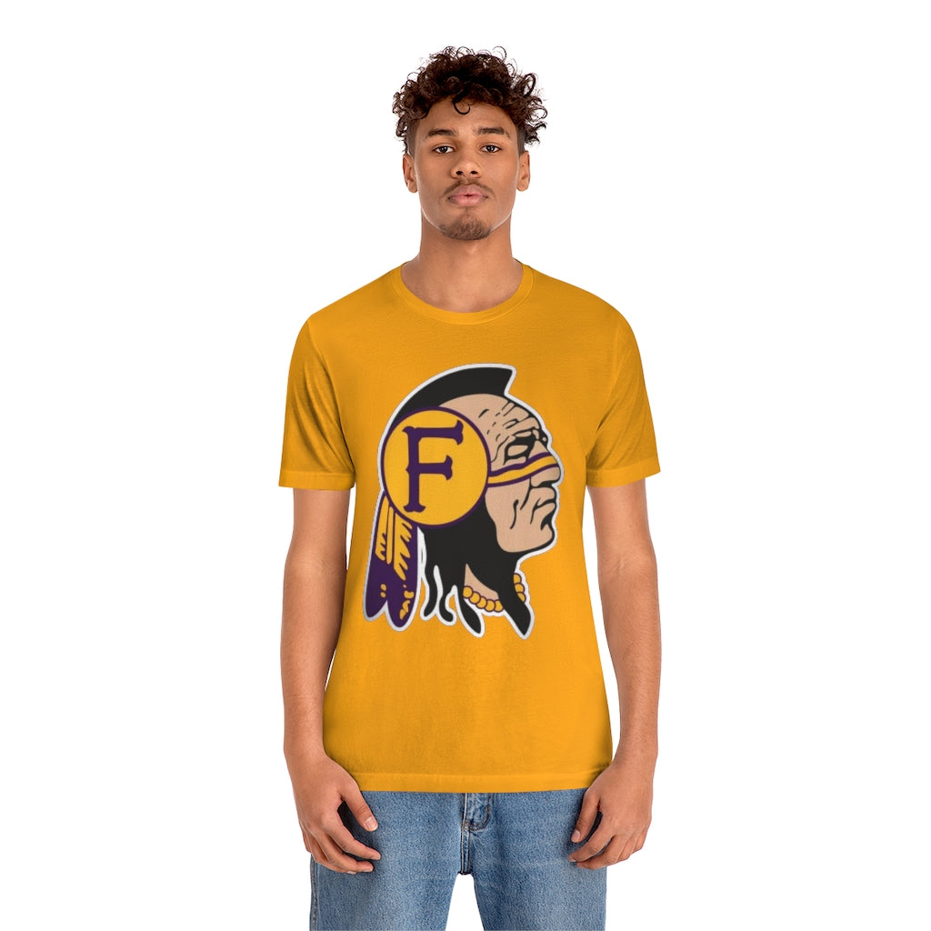 Fresno High Warriors Indian Head - Unisex Jersey Short Sleeve Tee