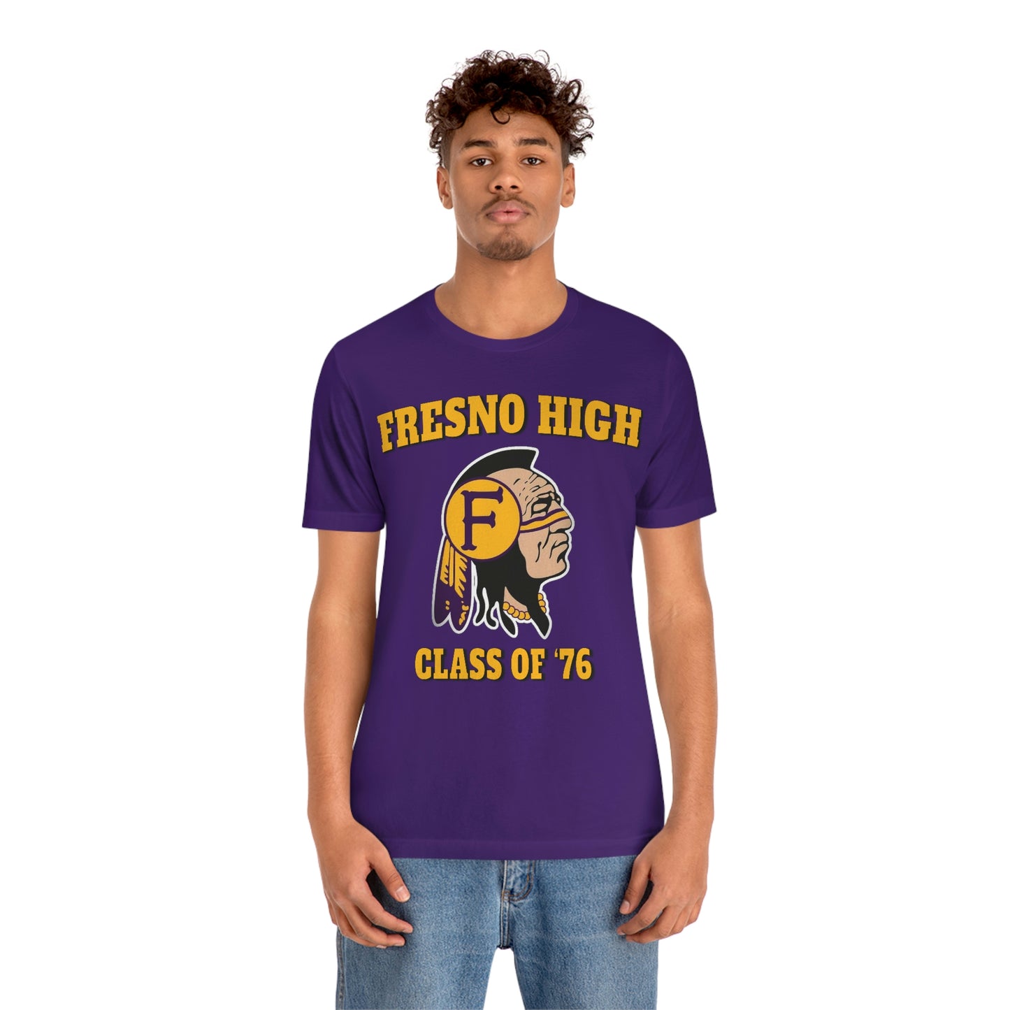 Class of 76 Fresno High - Unisex Jersey Short Sleeve Tee