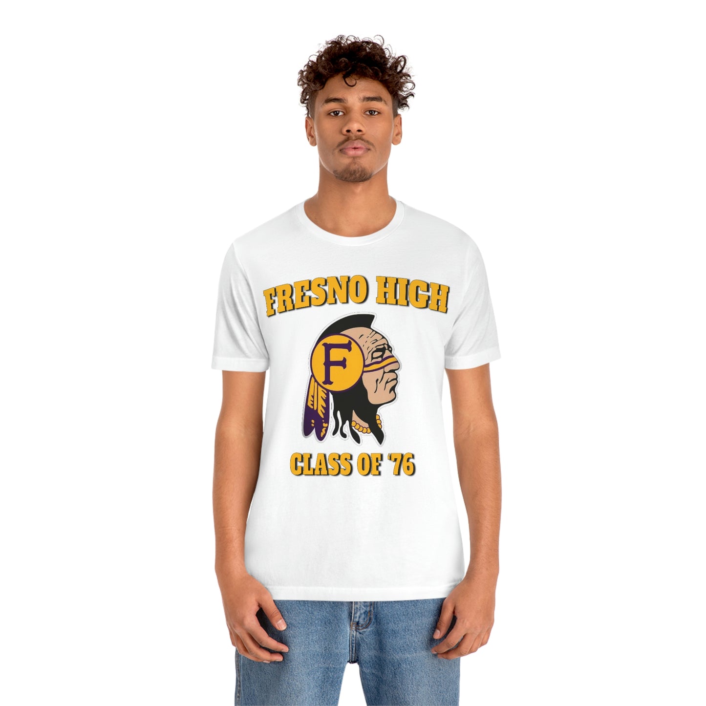 Class of 76 Fresno High - Unisex Jersey Short Sleeve Tee