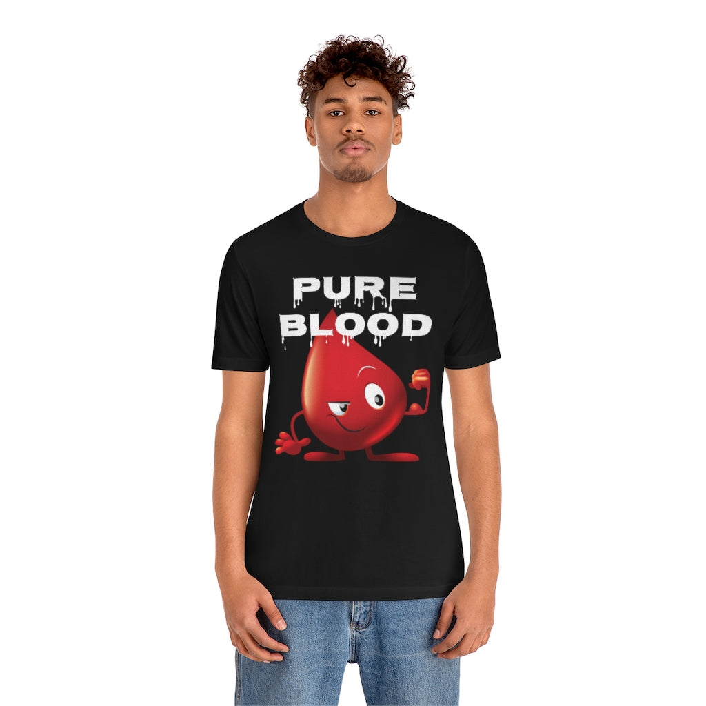 Pure Blood Black Unisex Jersey Short Sleeve Tee