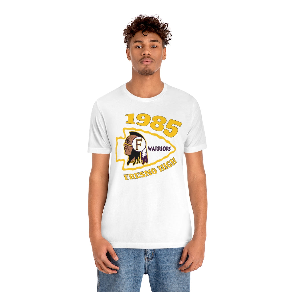 Fresno High Warriors 1985 - Unisex Jersey Short Sleeve Tee