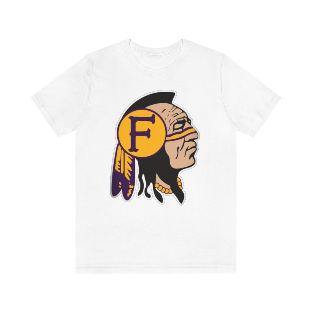 Fresno High Warriors Indian Head - Unisex Jersey Short Sleeve Tee