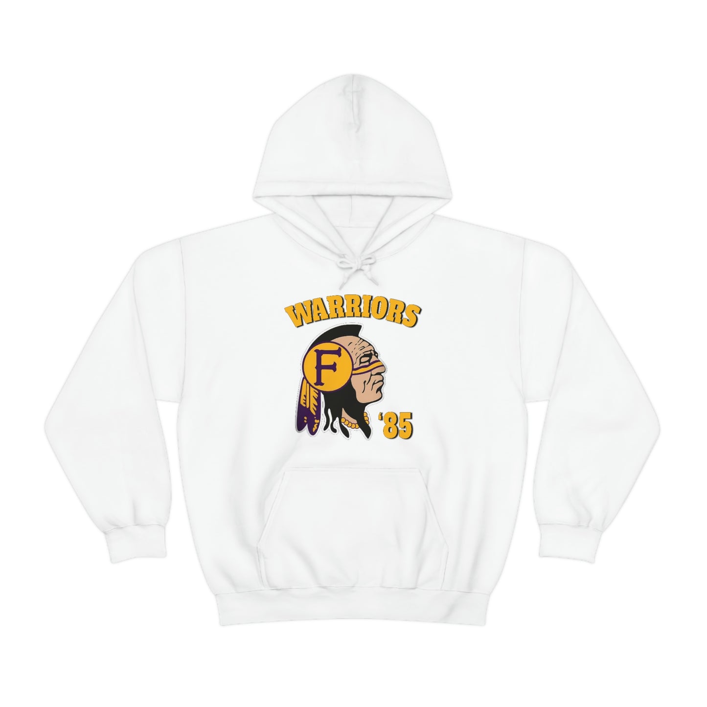 85 Warriors Indian Logo - Unisex Heavy Blend™ Hooded Sweatshirt