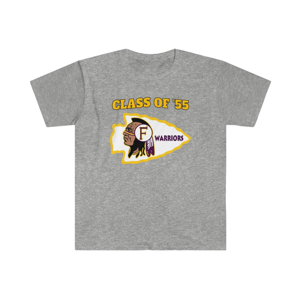 Class of 55 Fresno High Warriors - Unisex Softstyle T-Shirt