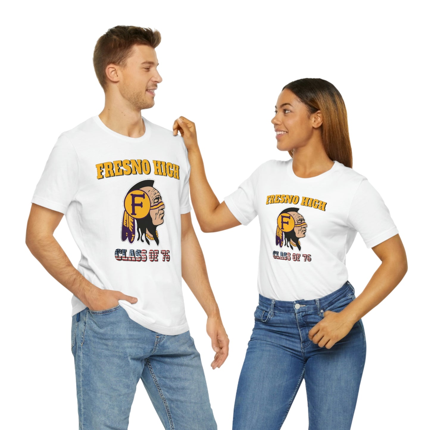 Fresno High Class of '76 - Unisex Jersey Short Sleeve Tee