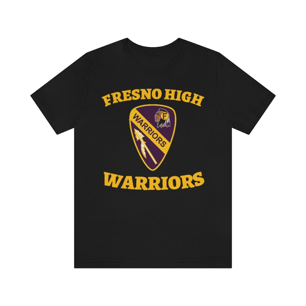 Fresno High Warriors Guitar Pick - Unisex Jersey Short Sleeve Tee