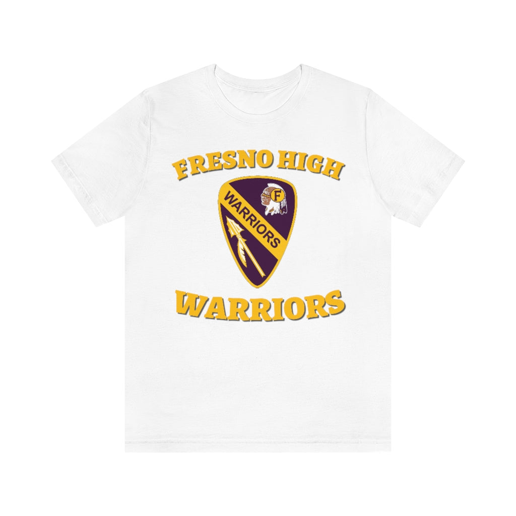 Fresno High Warriors Guitar Pick - Unisex Jersey Short Sleeve Tee