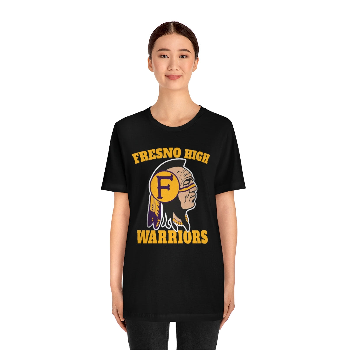 Fresno High Warriors Indian Head 3 - Bella Canvas 3001