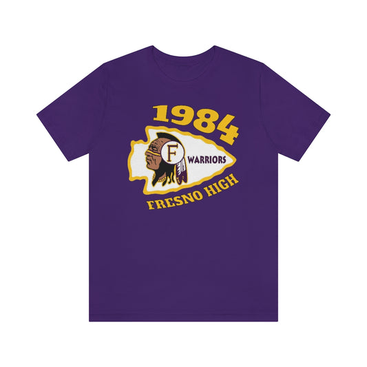 Fresno High Warriors 1984 - Unisex Jersey Short Sleeve Tee