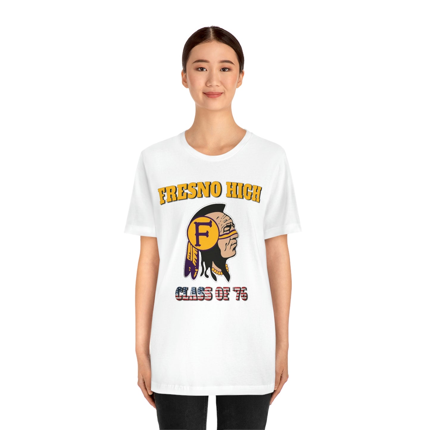 Fresno High Class of '76 - Unisex Jersey Short Sleeve Tee