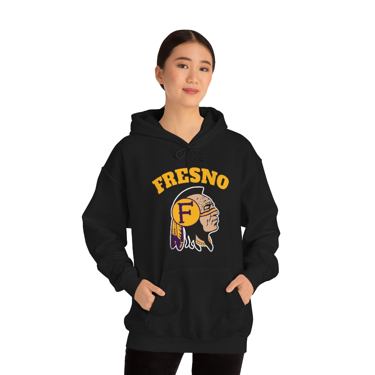 Fresno Indian Head - Unisex Heavy Blend™ Hooded Sweatshirt