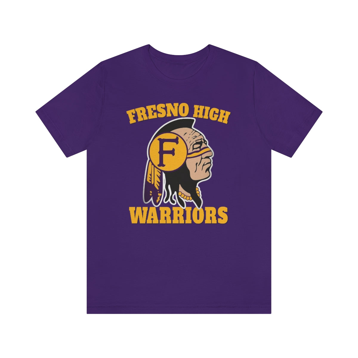 Fresno High Warriors Indian Head 3 - Bella Canvas 3001