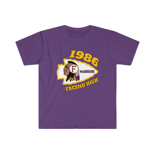 1986 Fresno High Warriors - Unisex Softstyle T-Shirt