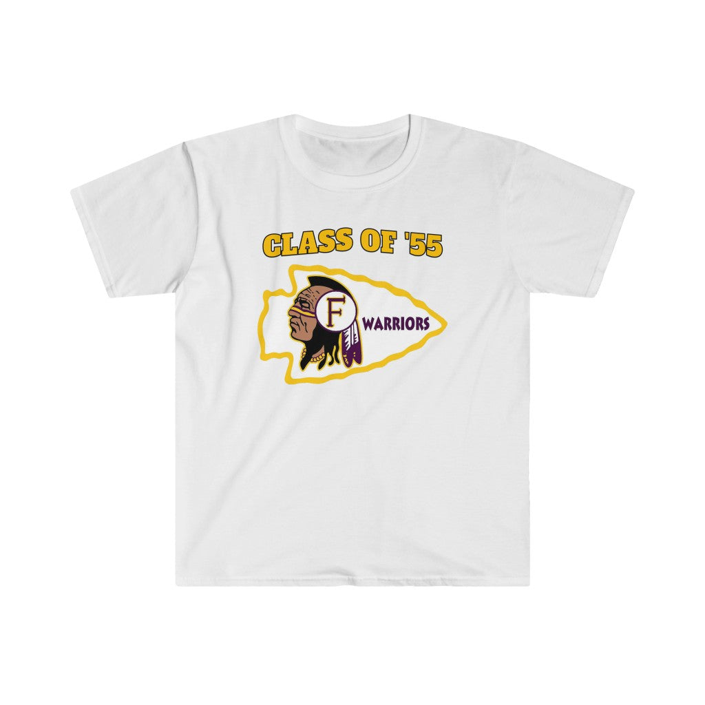 Class of 55 Fresno High Warriors - Unisex Softstyle T-Shirt