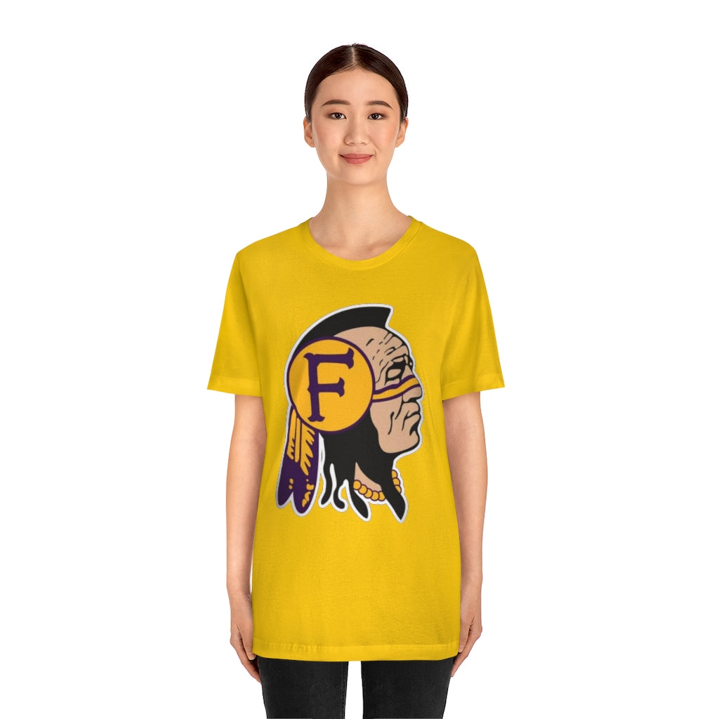 Fresno High Warriors Indian Head - Unisex Jersey Short Sleeve Tee