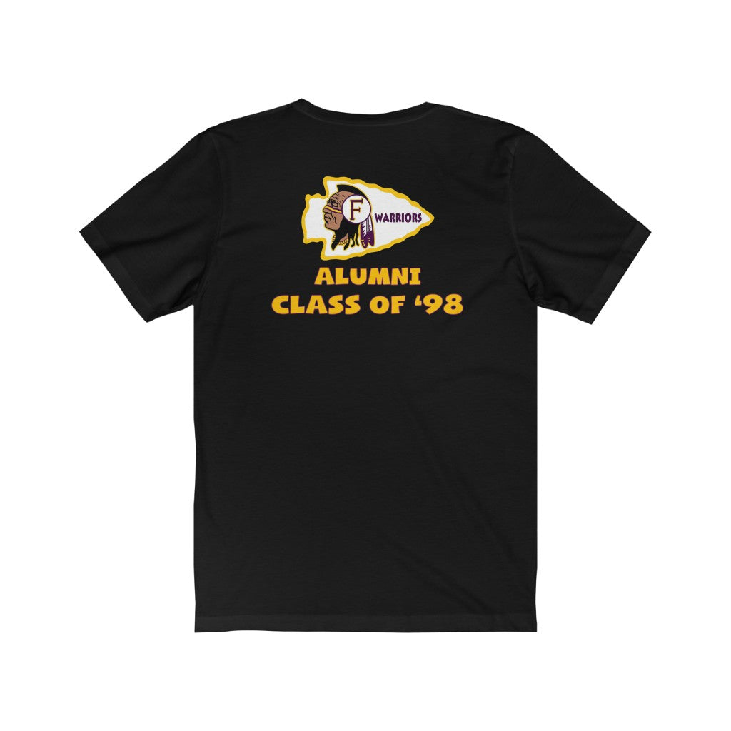 Fresno High Warriors Class of 98 - Unisex Jersey Short Sleeve Tee