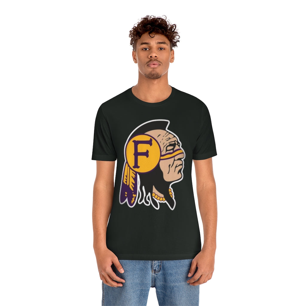 Fresno High Warriors Indian Head - Unisex Jersey Short Sleeve Tee