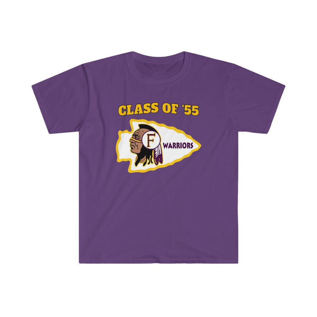 Class of 55 Fresno High Warriors - Unisex Softstyle T-Shirt